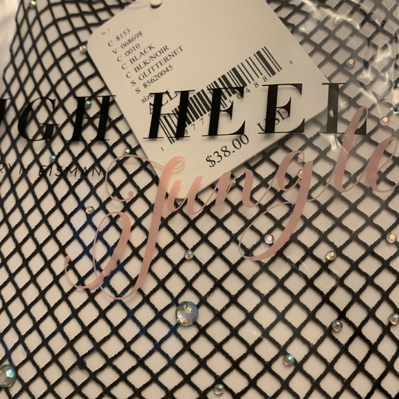 Free people high heel jungle glitter net gloves “black “ new in package - Picture 4 of 4